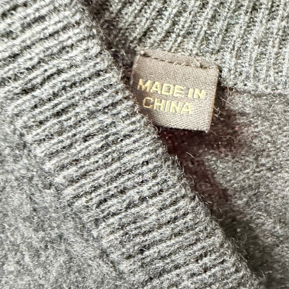 Rodd & Gunn V-Neck Sweater Mens Large Gray Cashmere Merino Wool Blend Knit - Picture 4 of 9